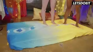 الليالي العربية بين الأعراق كس